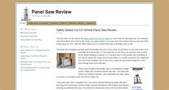 Desktop Screenshot of panelsawreview.com